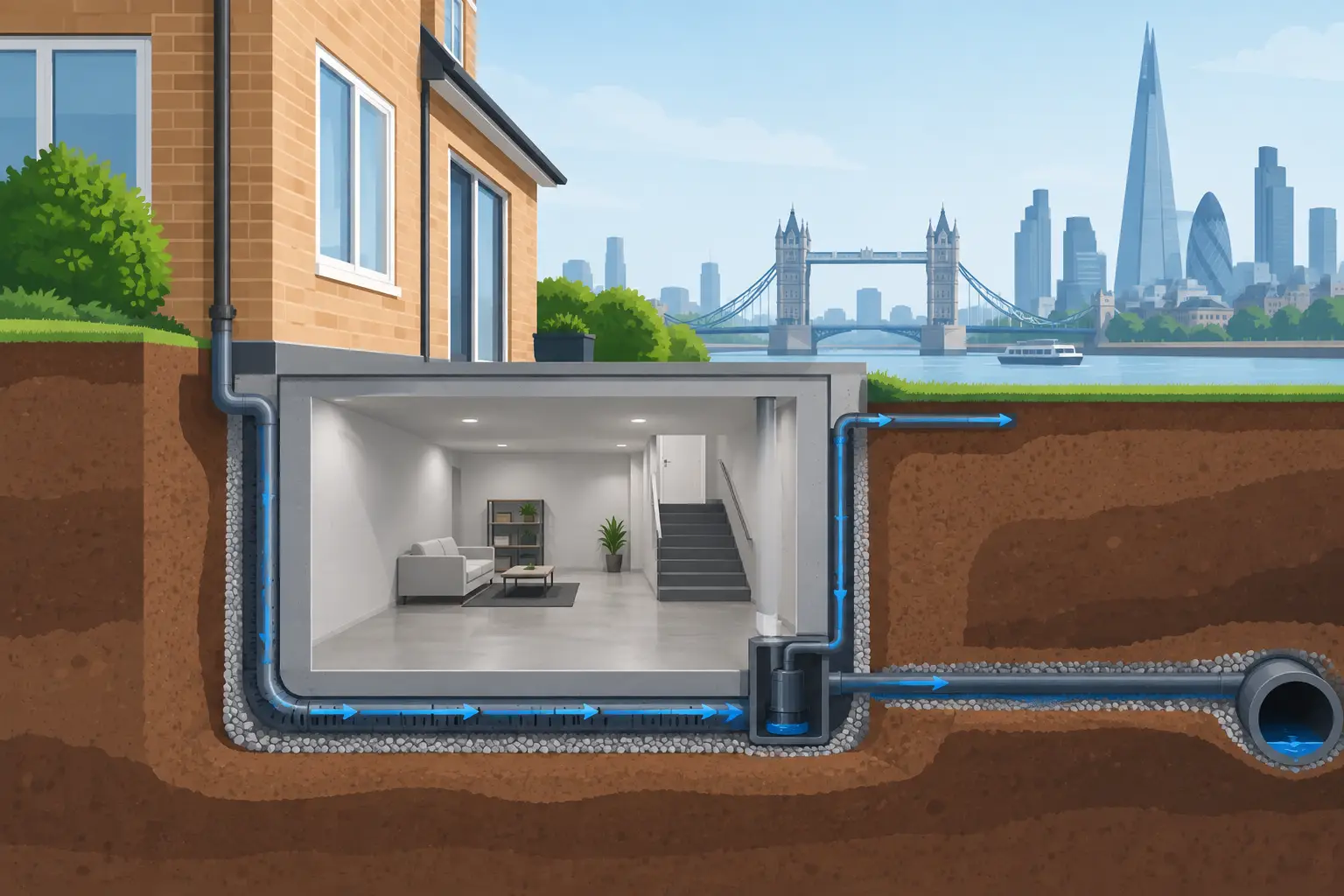 Basement Conversion Drainage Guide for London