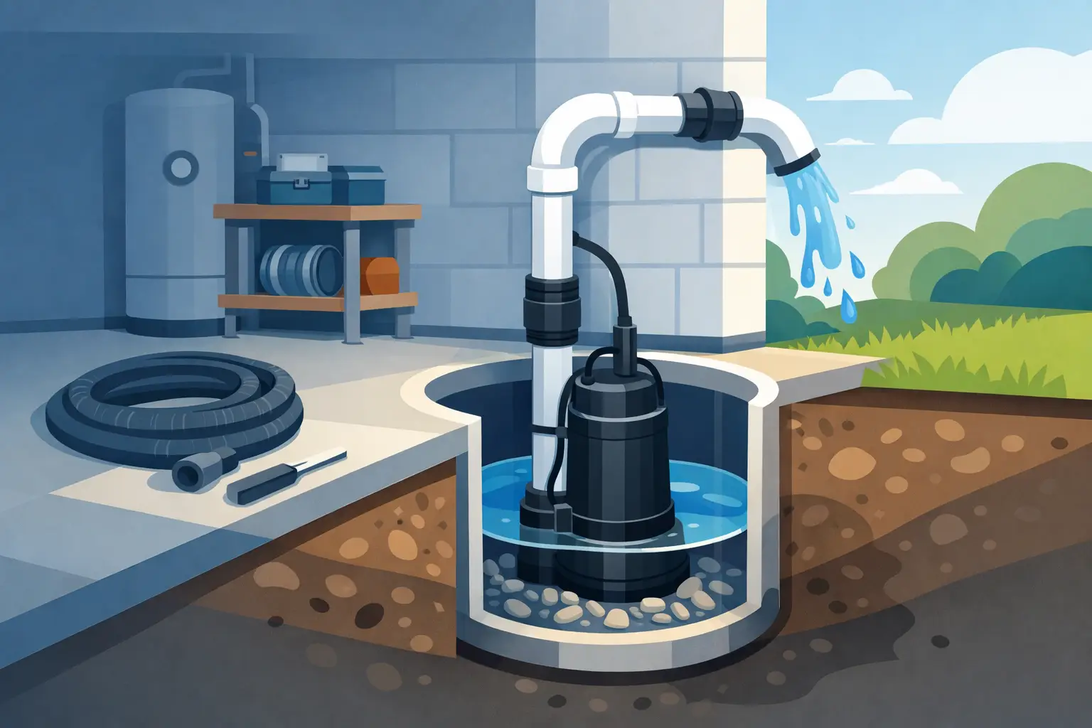 Basement Sump Pump Installation That Lasts