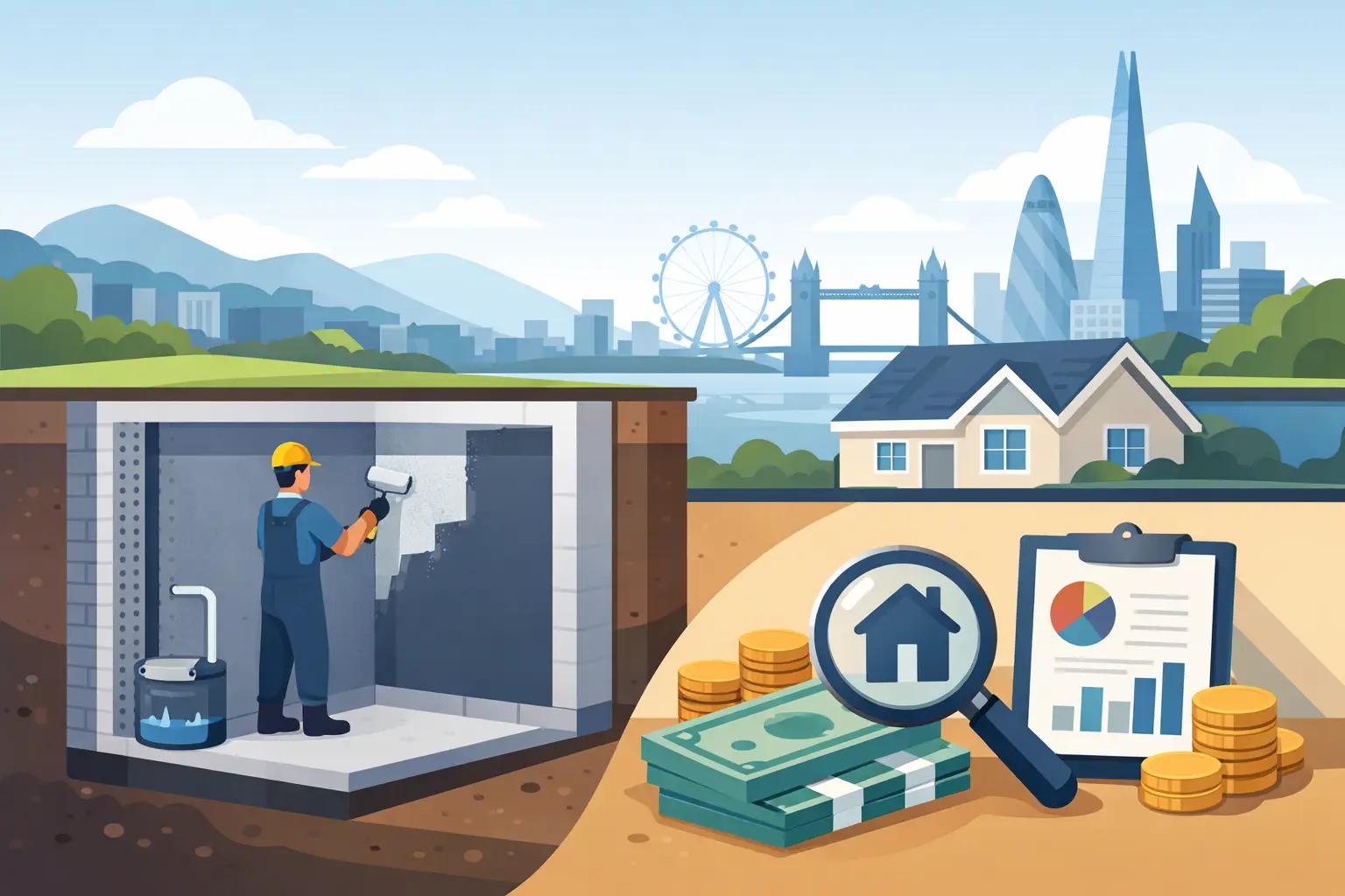 Basement Tanking Cost London and What You Pay