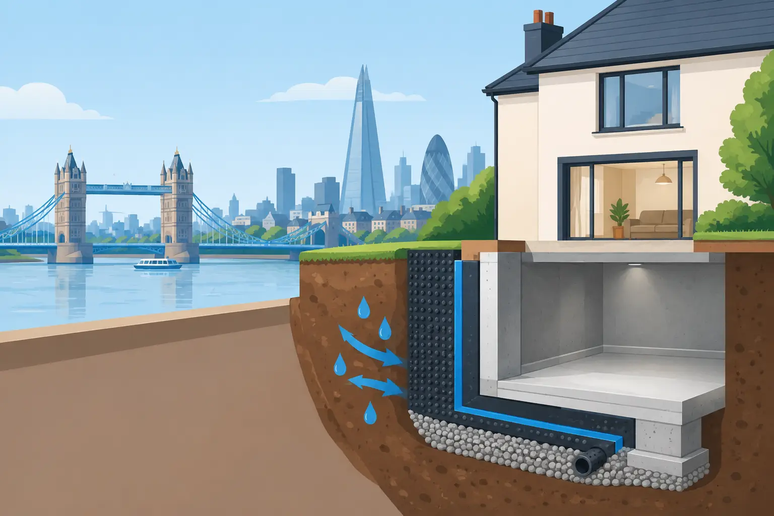 Foundation Waterproofing for London Properties
