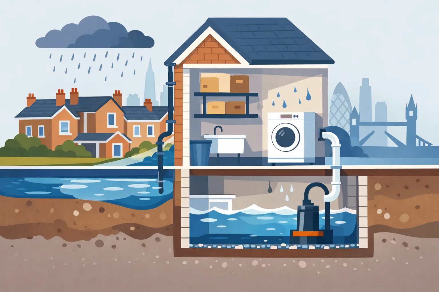 How to Stop Basement Flooding in London Homes