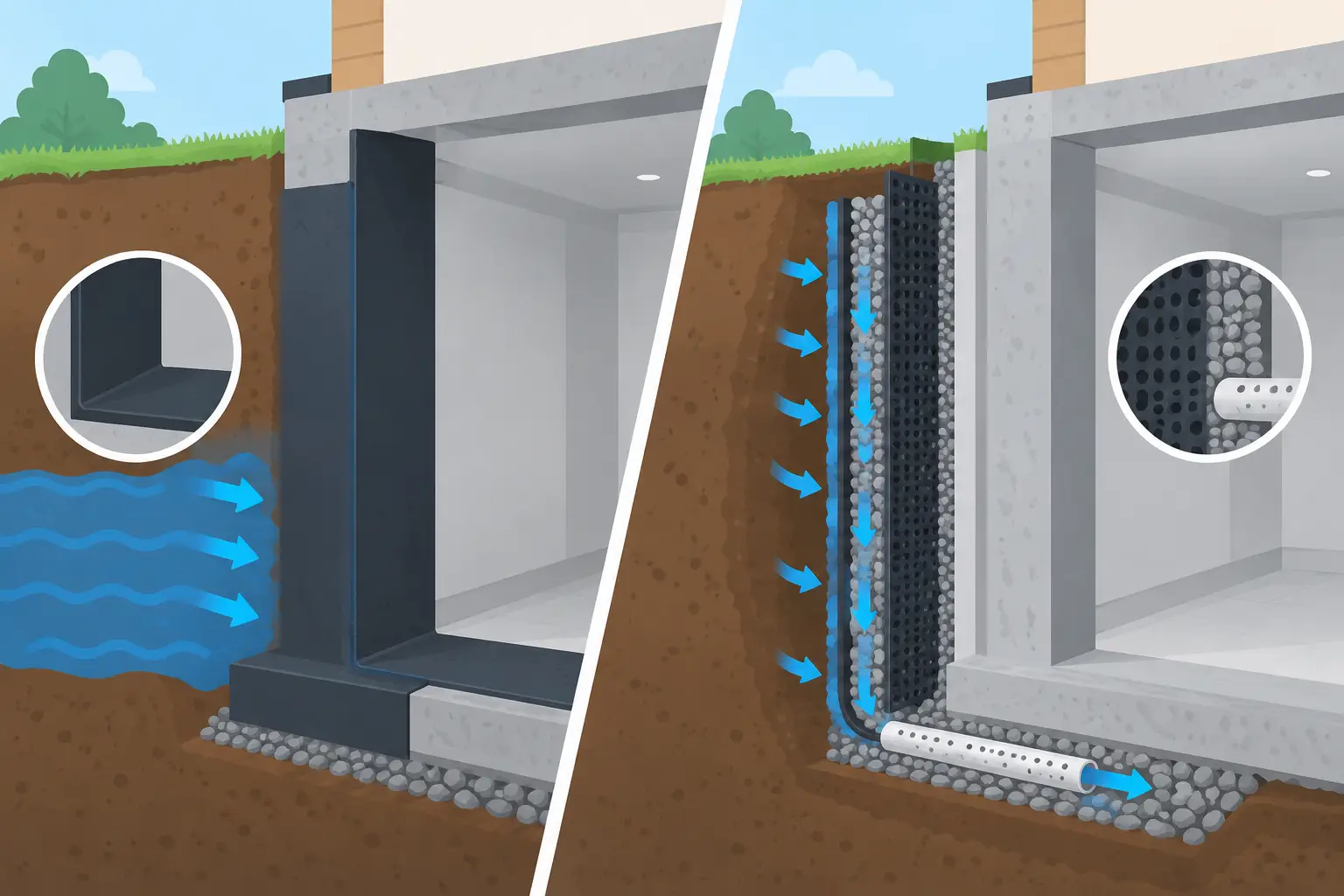 Tanking Versus Cavity Drainage Compared