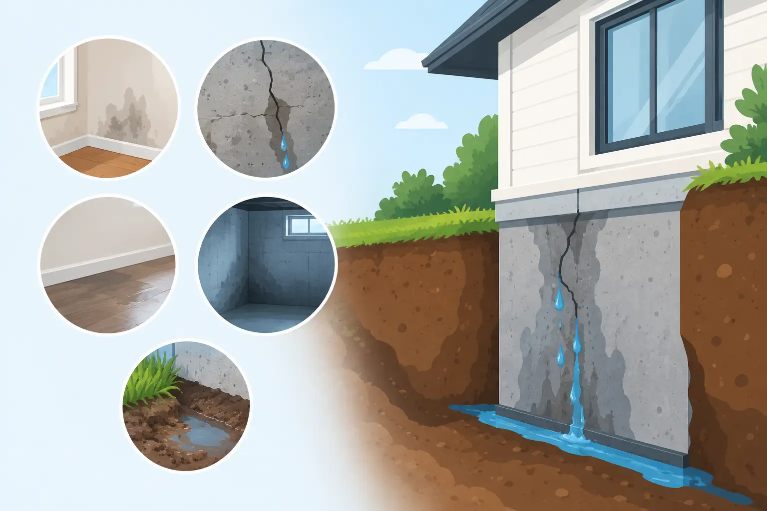 Five Signs of Foundation Seepage to Act On