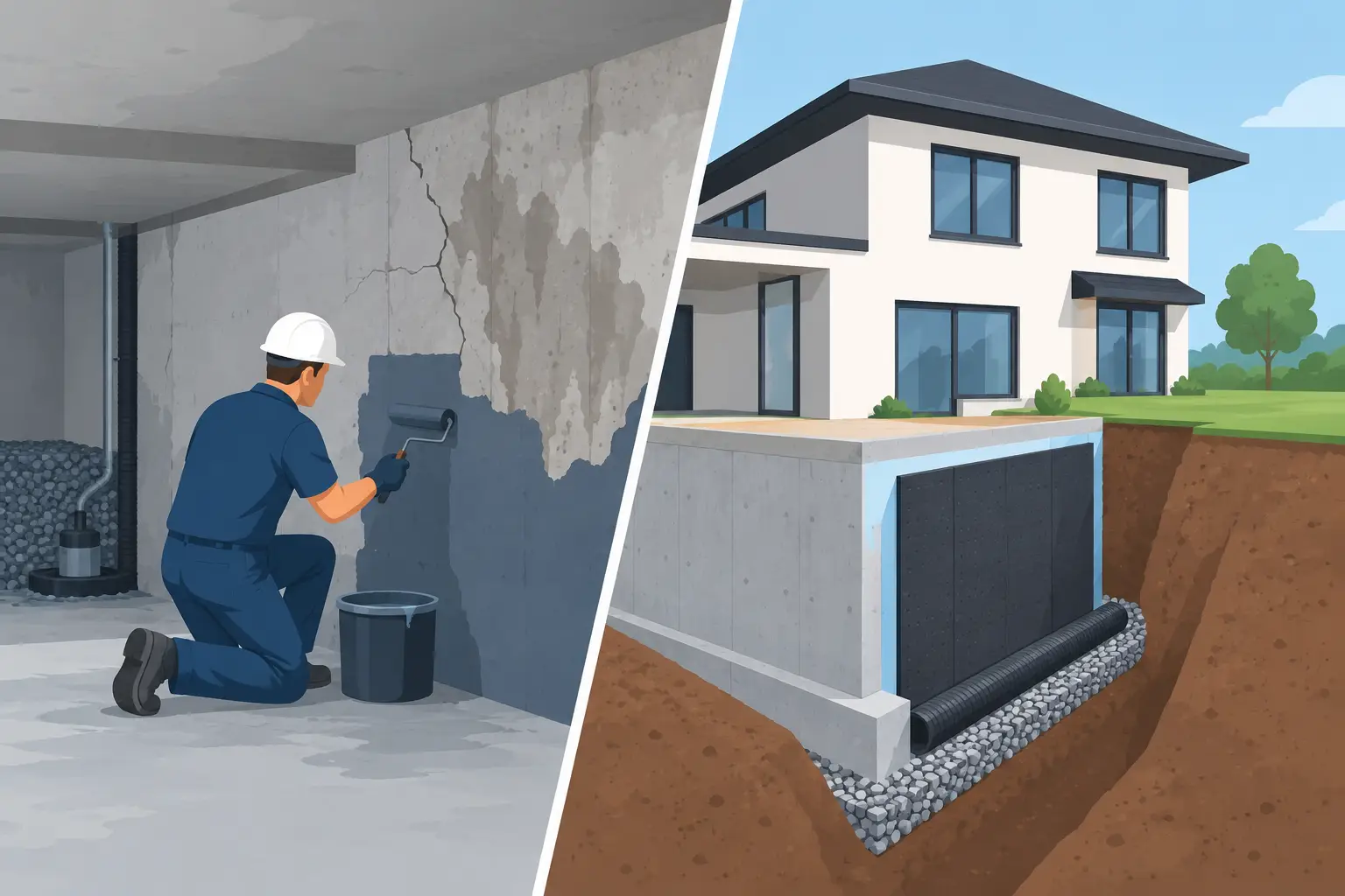 Remedial Versus New-Build Waterproofing